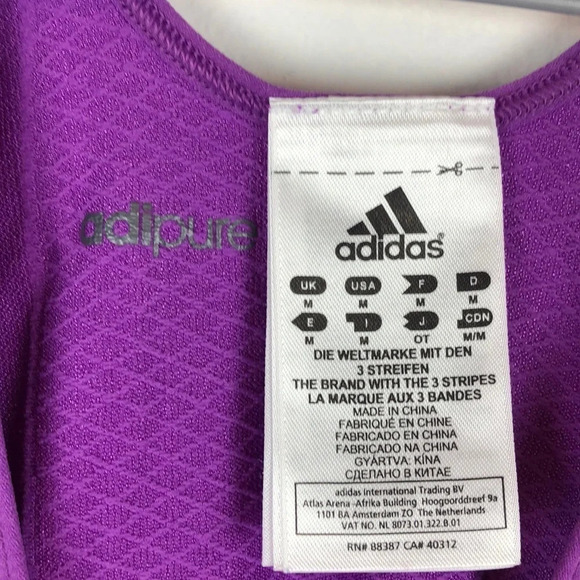 Adidas Adipure Athletic Tank Top Size M - Picture 6 of 7